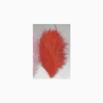 Piume 12 cm: colore rosso