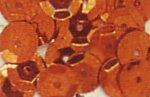 Paillettes exagonales orange