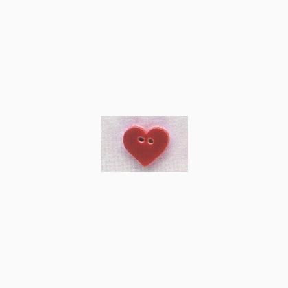 Bouton Coeur rouge