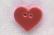 Bouton Coeur rouge