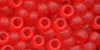 16617 - Frosted Red Red Size 6 Beads