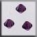 13029 Rondele Amethyst AB 4mm