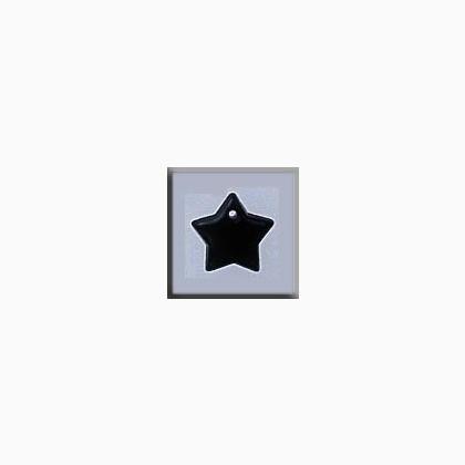 12221 Small Flat Star Black