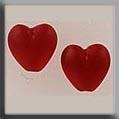 12217 Large Channeled Hearts Ruby