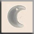 12184 Small Crescent Moon Matte Crystal
