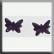 12124 Petite Butterfly Matte Light Amethyst