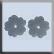 12118 Petite Flower Matte Silver
