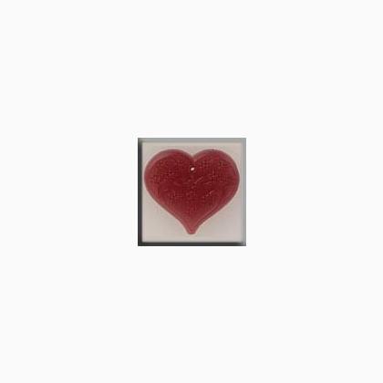 12115 Large Floral Embossed Heart Rose