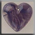 12099 Medium Quartz Heart Purple