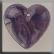 12099 Medium Quartz Heart Purple