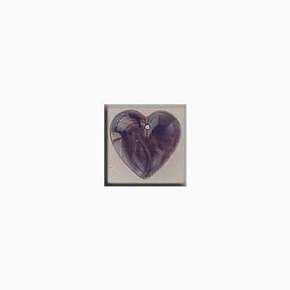 12099 Medium Quartz Heart Purple