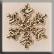 12038 Medium Snowflake Gold