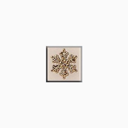 12036 Small Snowflake Gold