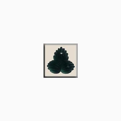 12033 Modified Fleur de Lis Green Turmaline