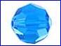 Capri Blue 6mm.