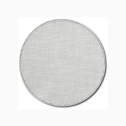 Napperon ronde - Blanc Ø 12cm.