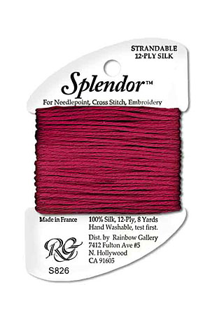 Splendor: S826 - Burgundy
