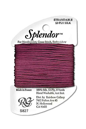 Splendor:  S827 - Dark Burgundy