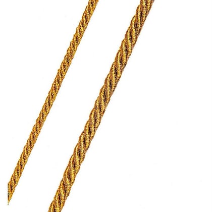 Cordonnet: Or 5mm.