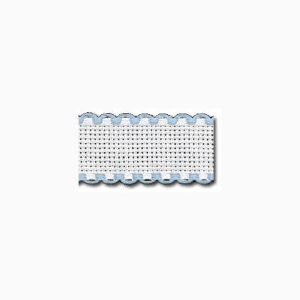 Aida Band 14ct.: White/Light Blue