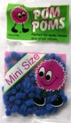 Pompoms: 3mm. Royal Blue