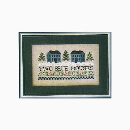 Two Blue Houses