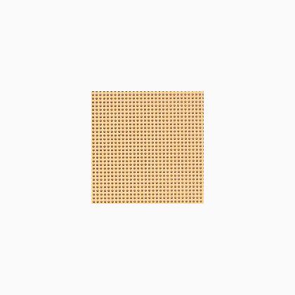 Perforated PVC: Cantaloupe