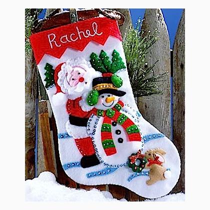 Chaussette merveilles du Noël