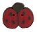 1104T - Tiny Ladybug, Red