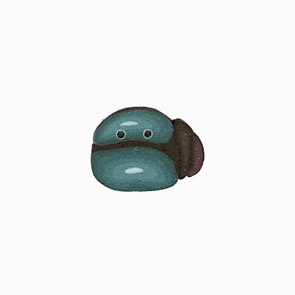 1168S - Small Blue Beetle