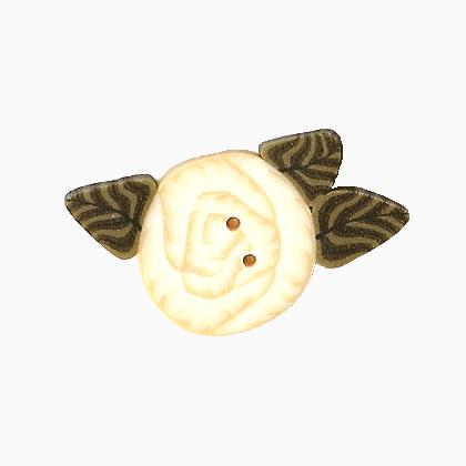 2263S - Small Antique White Rose