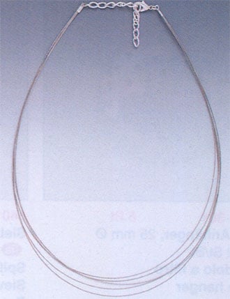 Collier Argent - 5 fils