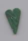 3339M - Green Velvet Medium Heart