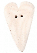 3336L - White Velvet Large Heart
