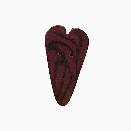 3337L - Plum Velvet Large Heart