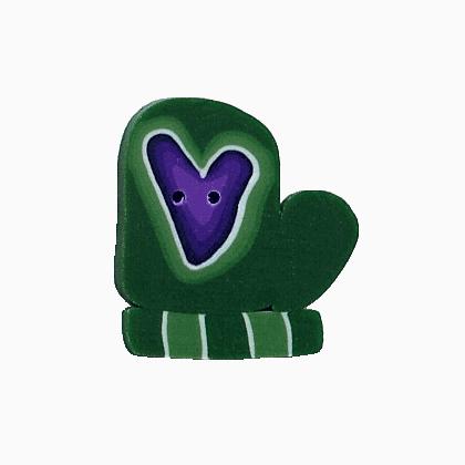 4422L - Large Green Mitten