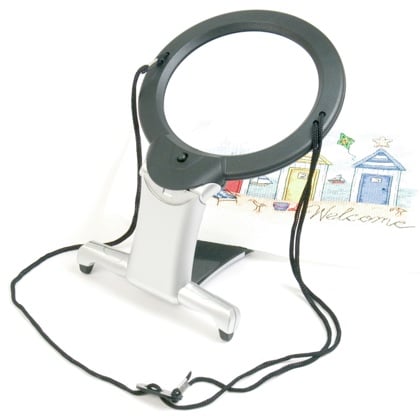 Illuminated Hands-Free Magnifier