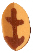 NH1061L - Large Gold Elm Leaf
