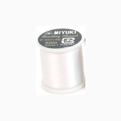 Fil pour perles Blanc