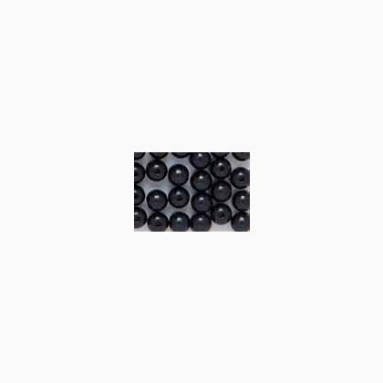 Perles en bois 0.8cm. Noir
