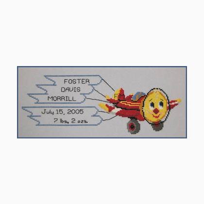 Airplane Birth Sampler