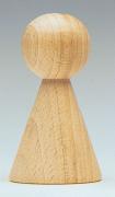 Cône bois naturel 70x42mm