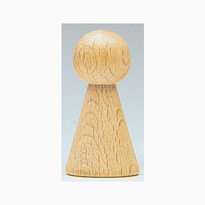 Cône bois naturel 45x25mm