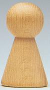 Cône bois naturel 60x31mm