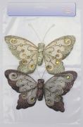 Papillons aux Strass - 18cm (2)