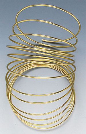 Fil en aluminium - or 2mm.