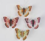 Papillons aux plumes (4) - 4.5cm.