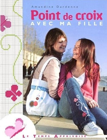 Point de croix avec ma fille