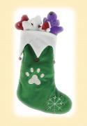Chaussette de Noël aux sonnettes - Vert