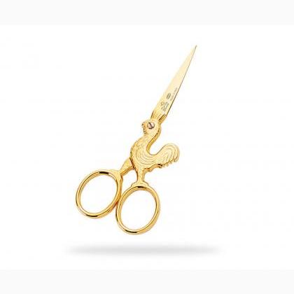 Ciseaux broderie Poulet Doré 9.5cm.